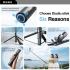 RTAKO RZP001-AB226 Selfie Stick with Tripod and Self-expanding Legs, 720° Rotation, 1.7m with smart design - Black